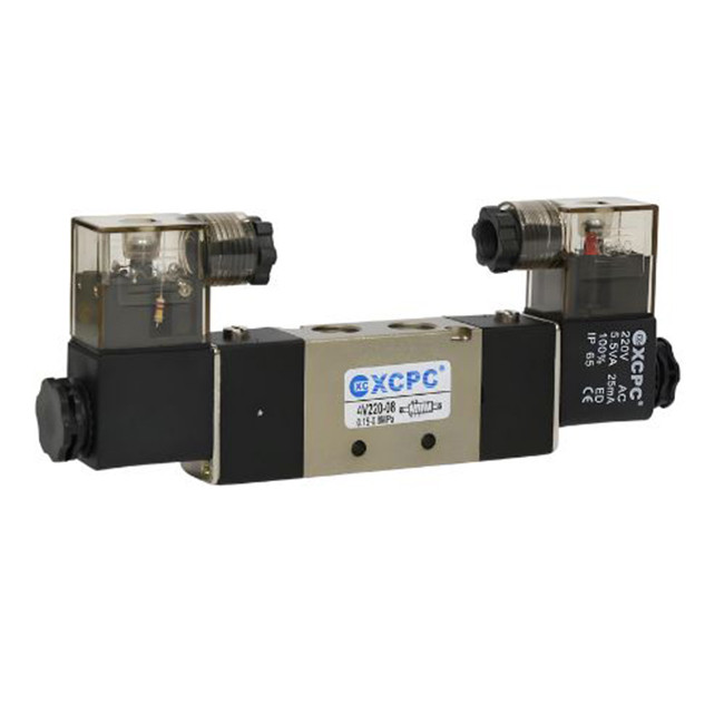 شیر برقی پنوماتیک ایکس سی پی سی مدل 4V220-08 شیر برقی پنوماتیک ایکس سی پی سی مدل 4V220-08