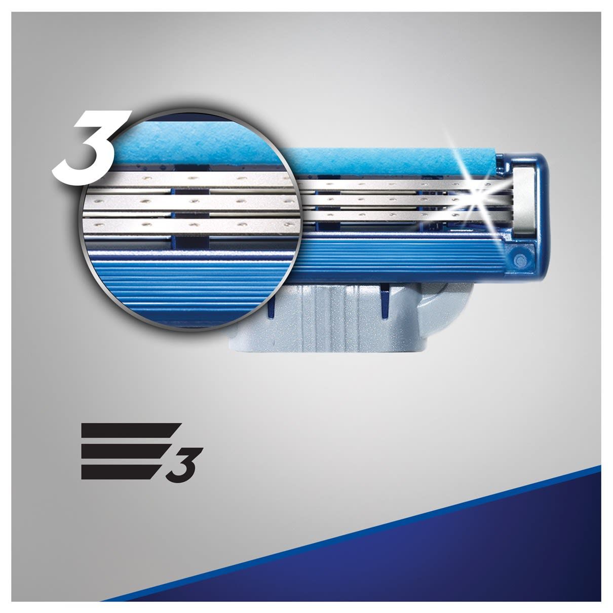 یدک اصلاح ژیلت مدل mach3 turbo بسته 4 عددی -  - 2