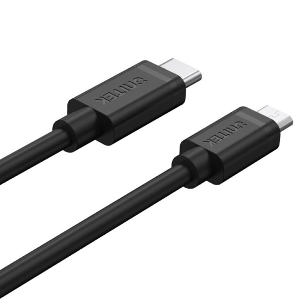 کابل تبدیل USB_C به Micro B یونیتک مدل Y-C473BK طول 1 متر