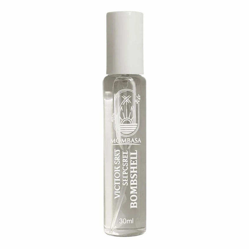 عطر جیبی زنانه مومباسا مدل ویکتوریا سکرت بامشل با رایحه معتدل حجم 30 میلی‌لیتر