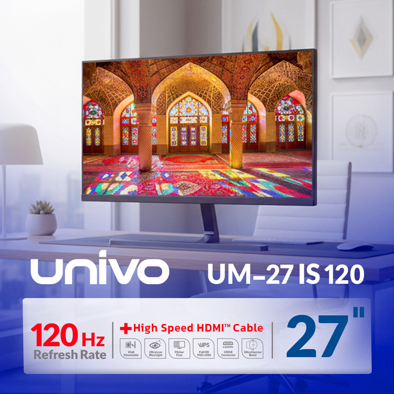 مانیتور 27 اینچ یونیوو مدل UM-27 IS 120