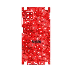 MAHOOT Youtube-FullSkin Cover Sticker for Samsung Galaxy F12