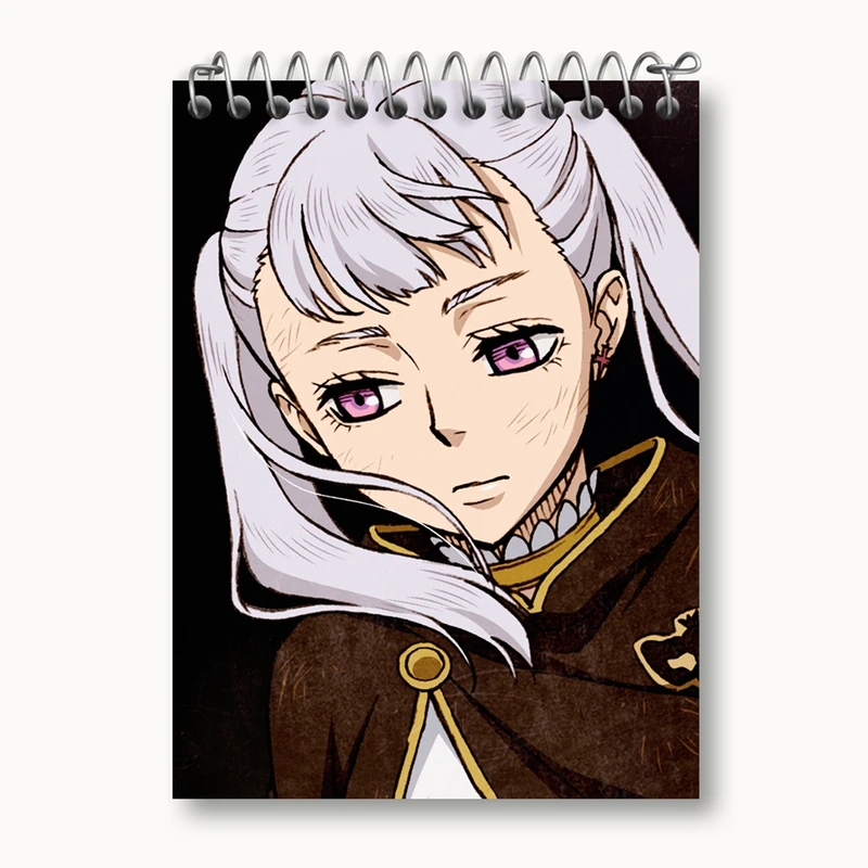 دفتر یادداشت 50 برگ خندالو مدل نوئل سیلوا انیمه بلک کلاور Black Clover کد 11735