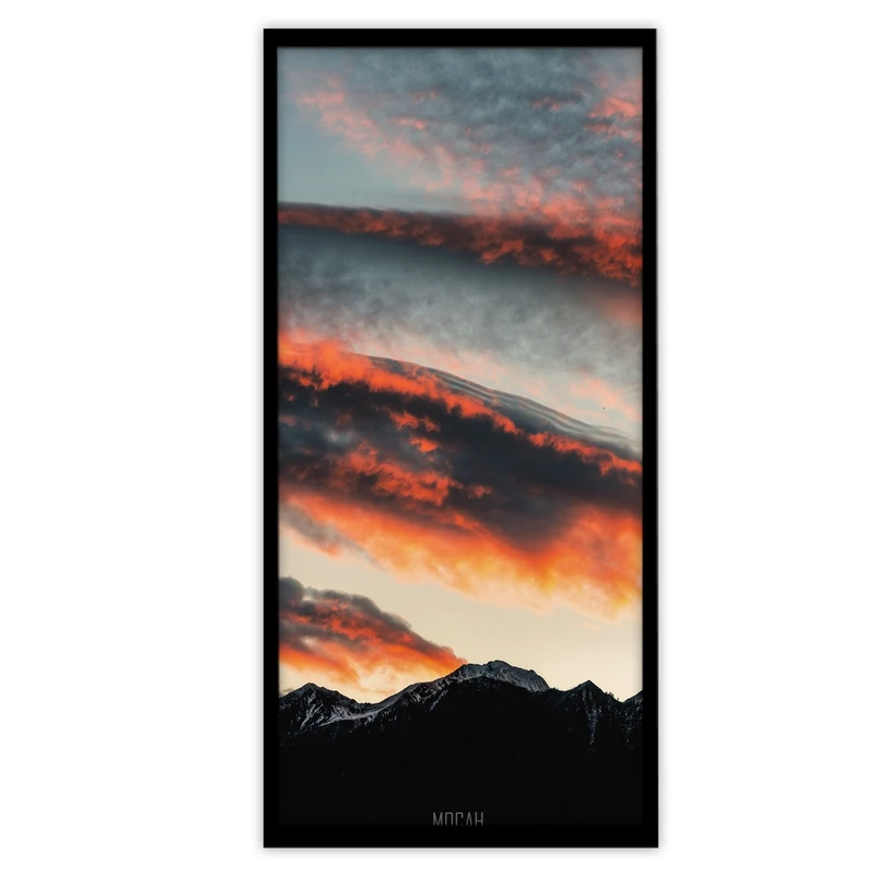 تابلو بکلیت طرح منظره ی آسمان و غروب آفتاب مدل B-S3170