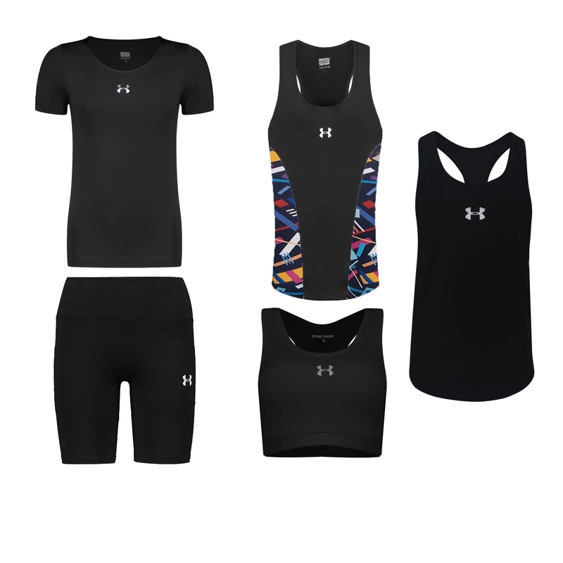 ست 5 تکه لباس ورزشی زنانه مدل 1801-7101-8101-69-65