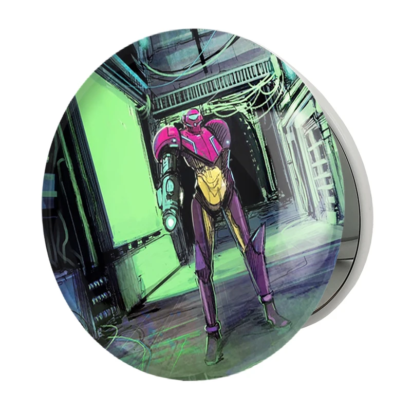 آینه جیبی خندالو طرح بازی متروید (Metroid) مدل تاشو کد 35659
