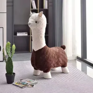 عروسک طرح لاما مدل  alpaca ارتفاع 55 سانتی‌متر