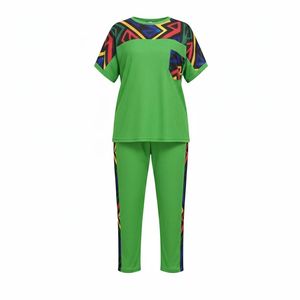 ست تی شرت آستین کوتاه و شلوار راحتی زنانه مدل تک جیب