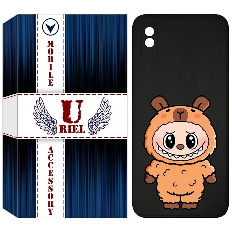 کاور یوریل قاب مدل KSH کد 110 طرح عروسک لبوبو مناسب برای گوشی موبایل شیائومی Redmi 9A / 9AT