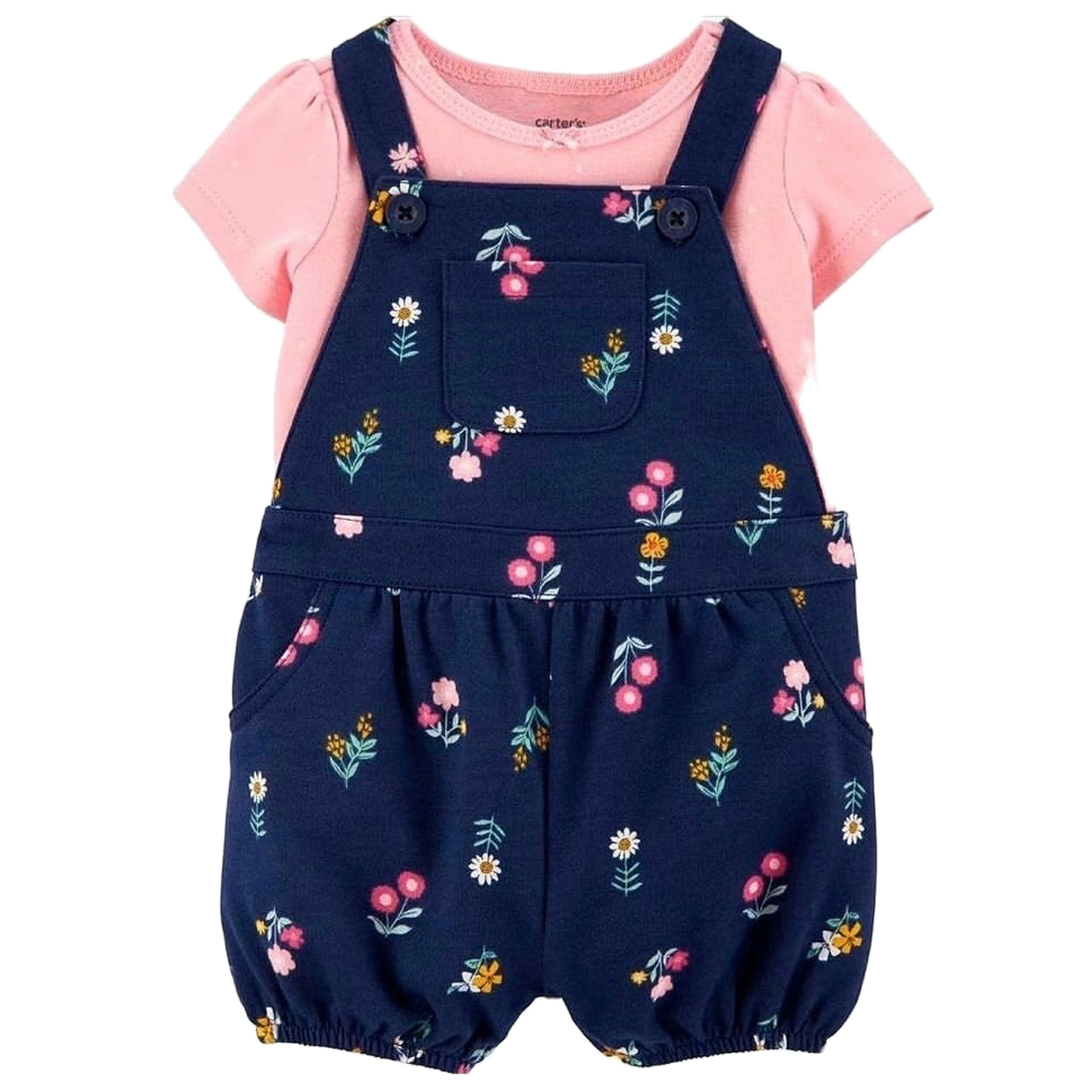 ست سرهمی و تیشرت نوزادی کارترز مدل 1455