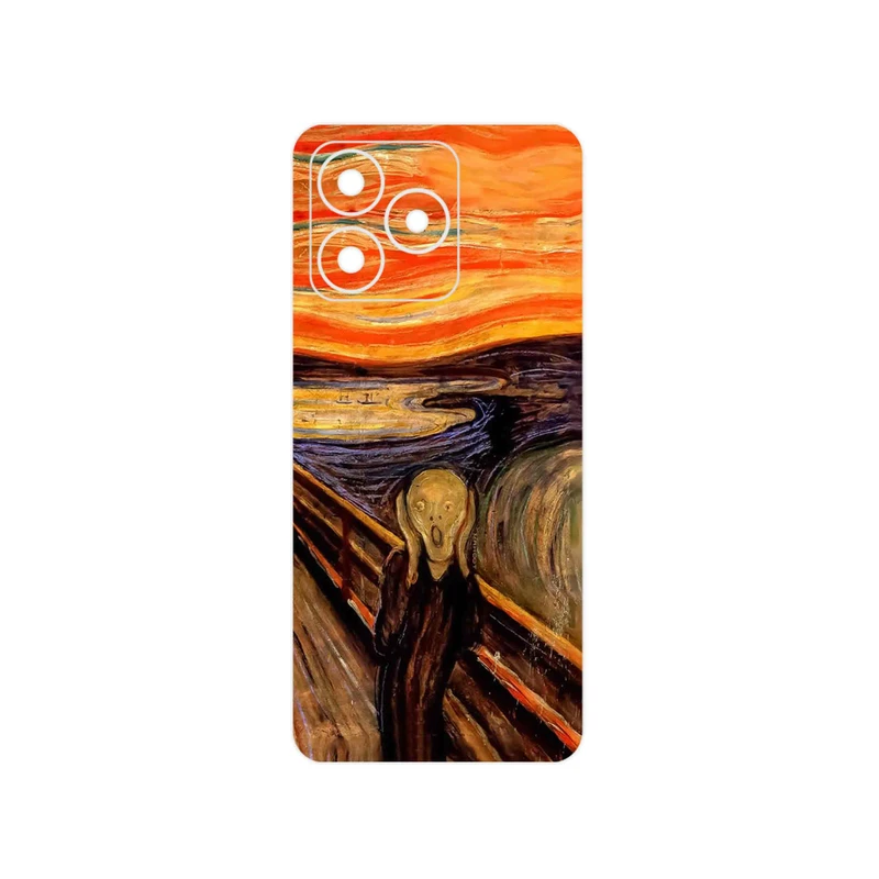 برچسب پوششی ماهوت مدل The Scream of Munch مناسب برای گوشی موبایل ریلمی C53