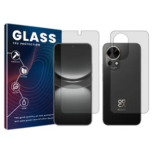 Glass Resistant model transparent screen protector suitable for Huawei Nova 12 mobile phone along with the back protector