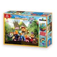 پازل 100 تکه کینگ مدل ماینکرفت Minecraft