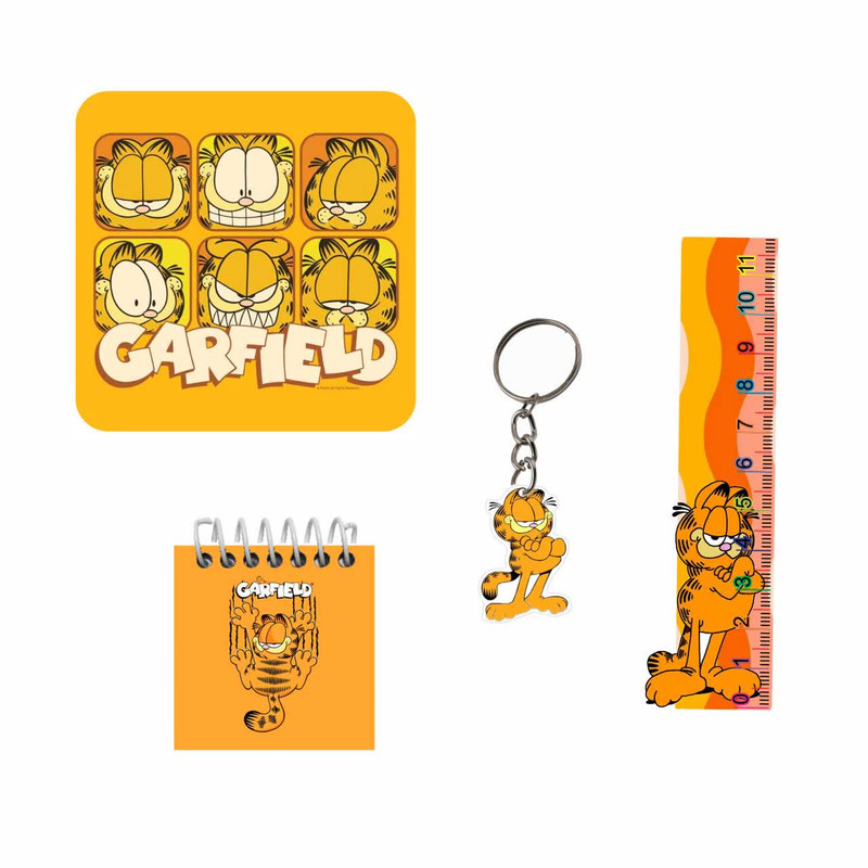 ست لوازم التحریر مدل گارفیلد مجموعه 4 عددی