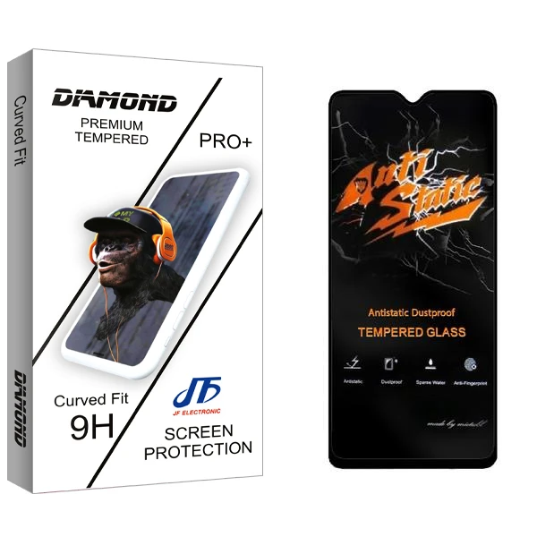 محافظ صفحه نمایش جی اف مدل Diamond Anti Static مناسب برای گوشی موبایل شیائومی Poco M5