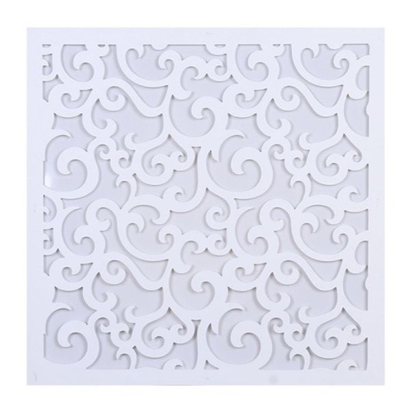 تایل سقفی مدل ارتمیس طلق دوقی کد 18 سایز 60x60 سانتی متر مجموعه 4 عددی