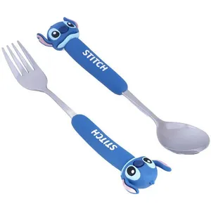 ست قاشق و چنگال کودک مدل استیچ