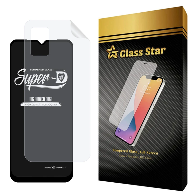 محافظ صفحه نمایش گلس استار مدل 2SN مناسب برای گوشی موبایل سامسونگ Galaxy A03s به همراه محافظ پشت گوشی