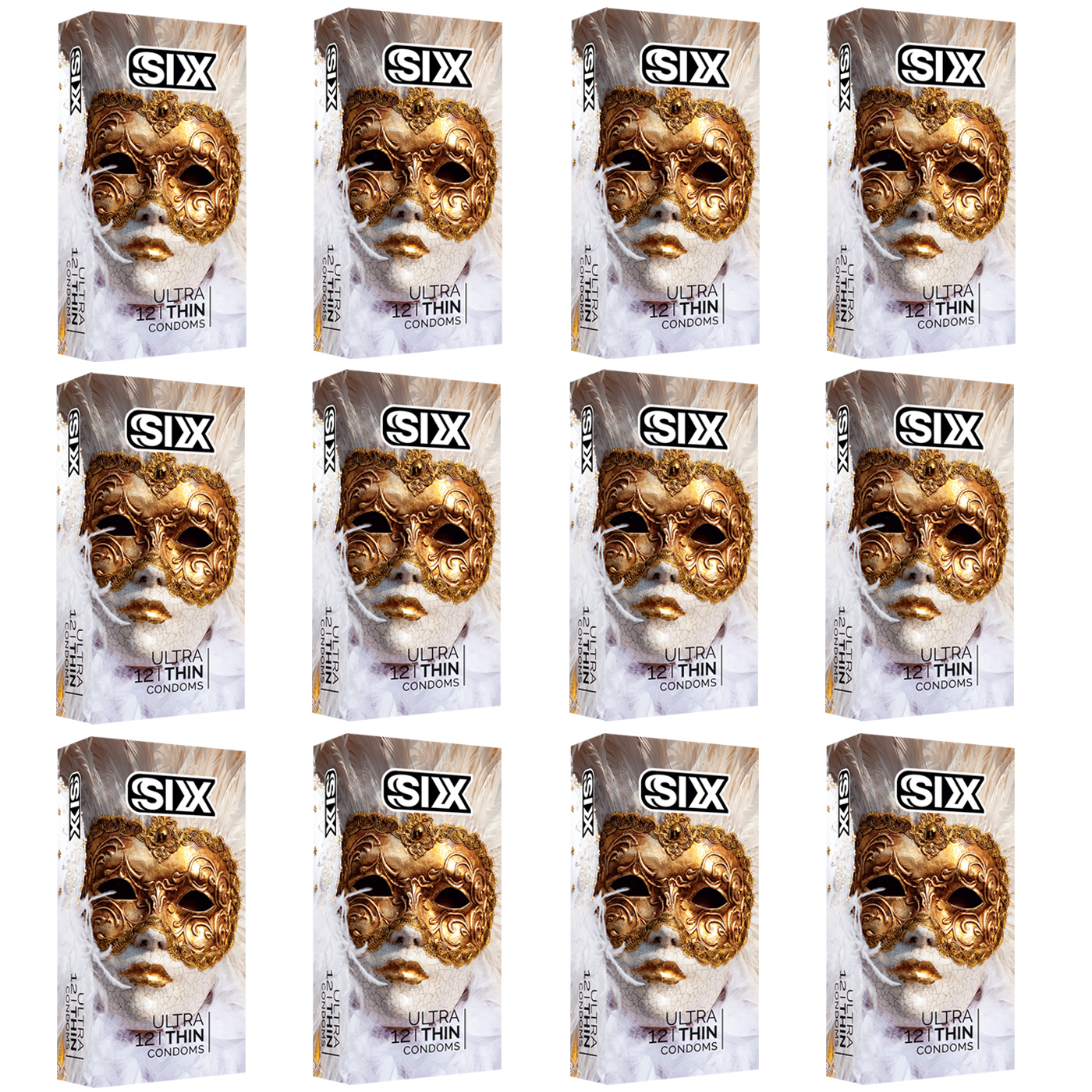  کاندوم سیکس مدل ULTRATHIN12 مجموعه 12 عددی