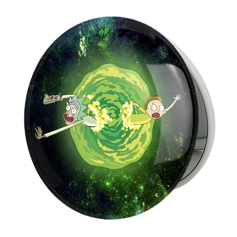 آینه جیبی خندالو طرح ریک و مورتی Rick and Morty مدل تاشو کد 3216 