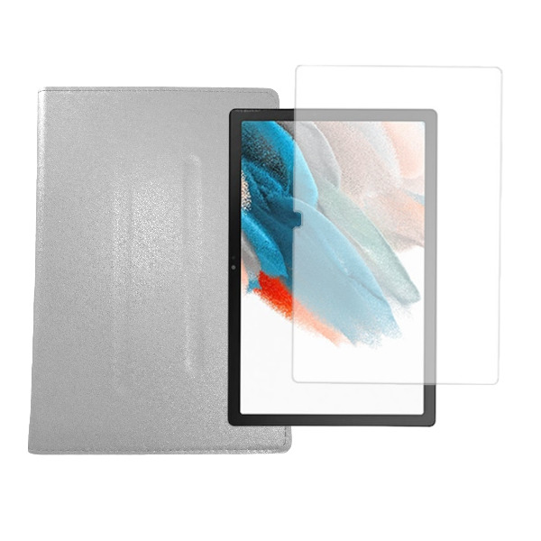 کیف کلاسوری مدل X205_KMMمناسب برای تبلت سامسونگ Galaxy Tab A8 10.5 inch 2021 SM-X200 / SM-X205 به همراه محافظ صفحه نمایش