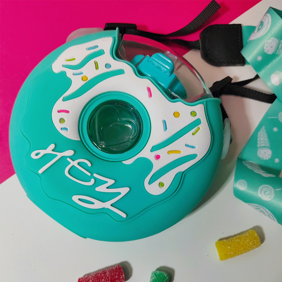 قمقمه کودک طرح دونات گنجایش 330 میلی لیتر