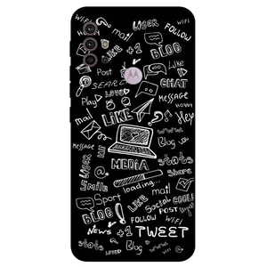 Megafone Social Media 1898 Cover For Motorola Moto G30