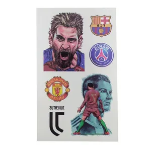 تتو موقت طرح رونالدو و مسی