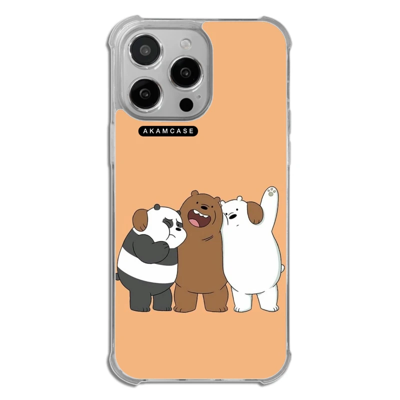 کاور آکام مدل AMCWTA14PROMAX-BARE BEAR10 مناسب برای گوشی موبایل اپل iPhone 14 Pro Max
