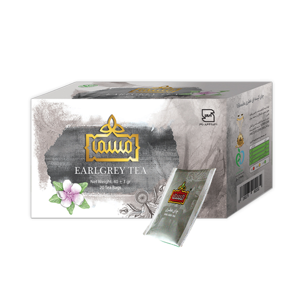 چای سیاه کیسه ای ویژه عطری مسما بسته 20 عددی