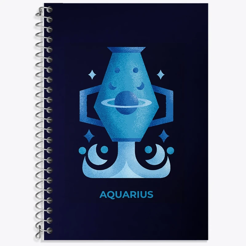 دفتر زبان 50 برگ خندالو مدل سه خط طرح ماه تولد بهمن کد F1561