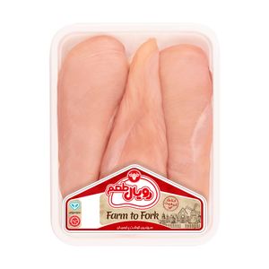 نقد و بررسی شنسل سینه مرغ بدون آرد رویال طعم - 900 گرم توسط خریداران