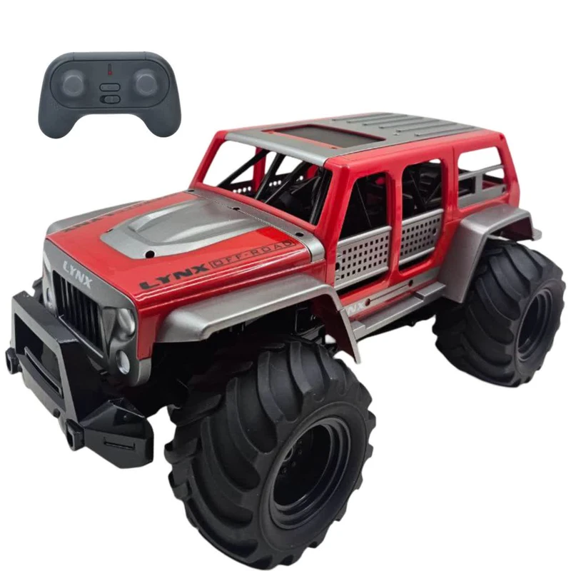 ماشین بازی کنترلی ناب سل مدل ضد آب آفرود شارژی چراغدار کد Waterproof off-road car solong RC 
