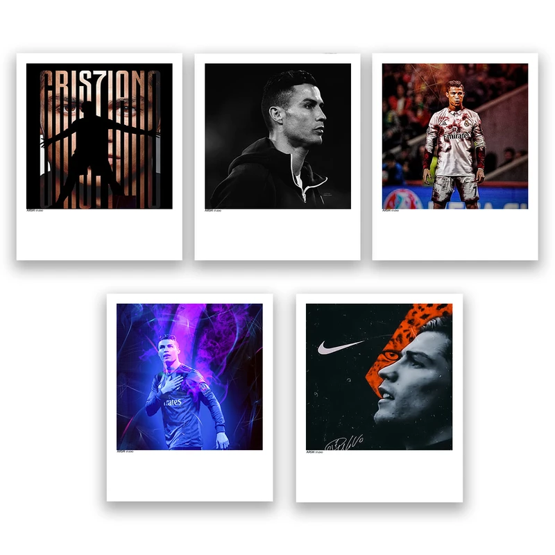 آویز تزیینی عرش مدل ورزشی کریستین رونالدو کد Asa532 مجموعه پنچ عددی