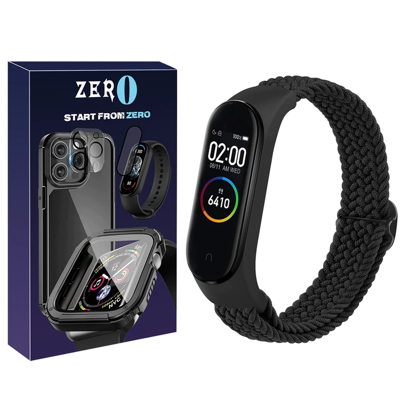 بند زیرو مدل Braided ZR مناسب برای ساعت هوشمند شیائومی Mi band 7
