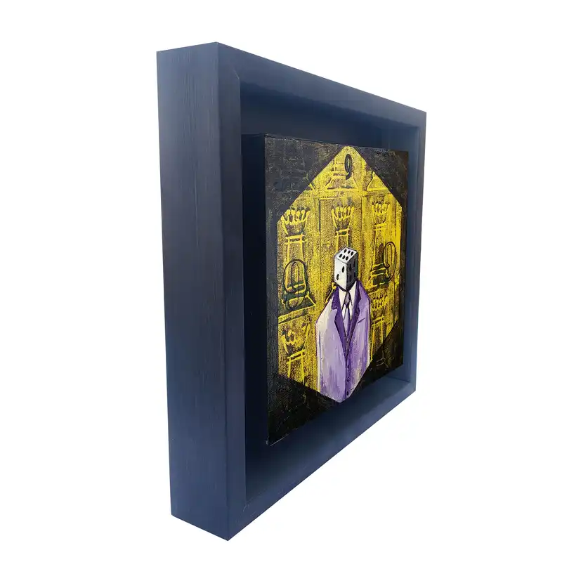 تابلو نقاشی طرح بازی شانس کد2