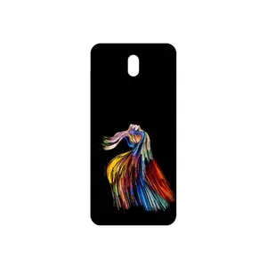 MAHOOT Rainbow Hair Digital Art Cover Sticker for Nokia 3.2 TA-1156