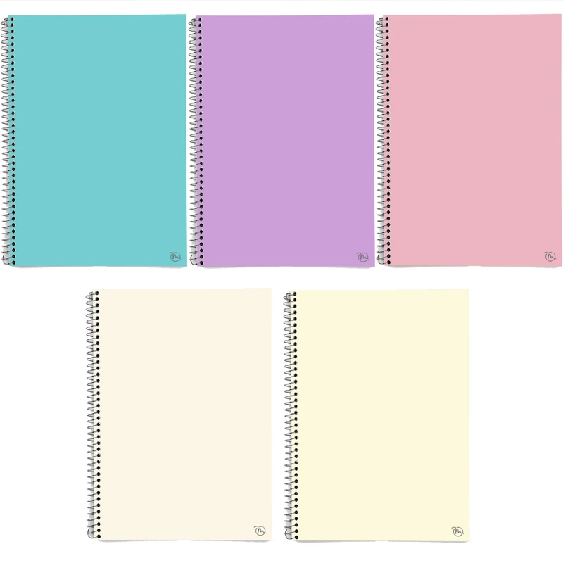 دفتر مشق 50 برگ مدوپد طرح ساده کد BD10175 مجموعه 5 عددی