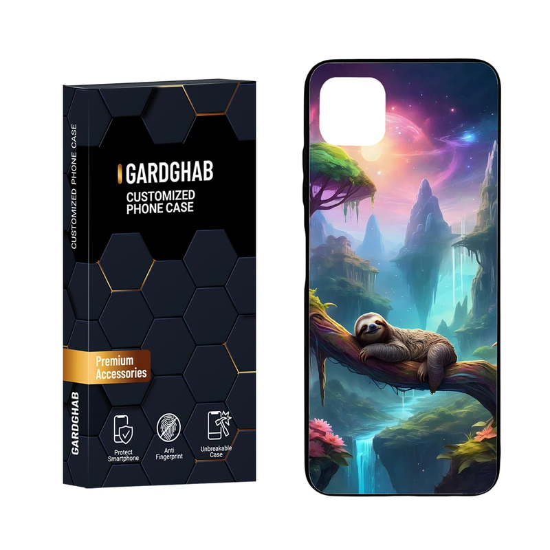کاور گارد قاب مدل دور ژله ای هنری مناسب برای گوشی موبایل سامسونگ Galaxy A22 5G