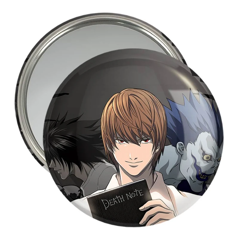 آینه جیبی خندالو مدل لایت یاگامی انیمه دفترچه مرگ Death Note  کد 11320