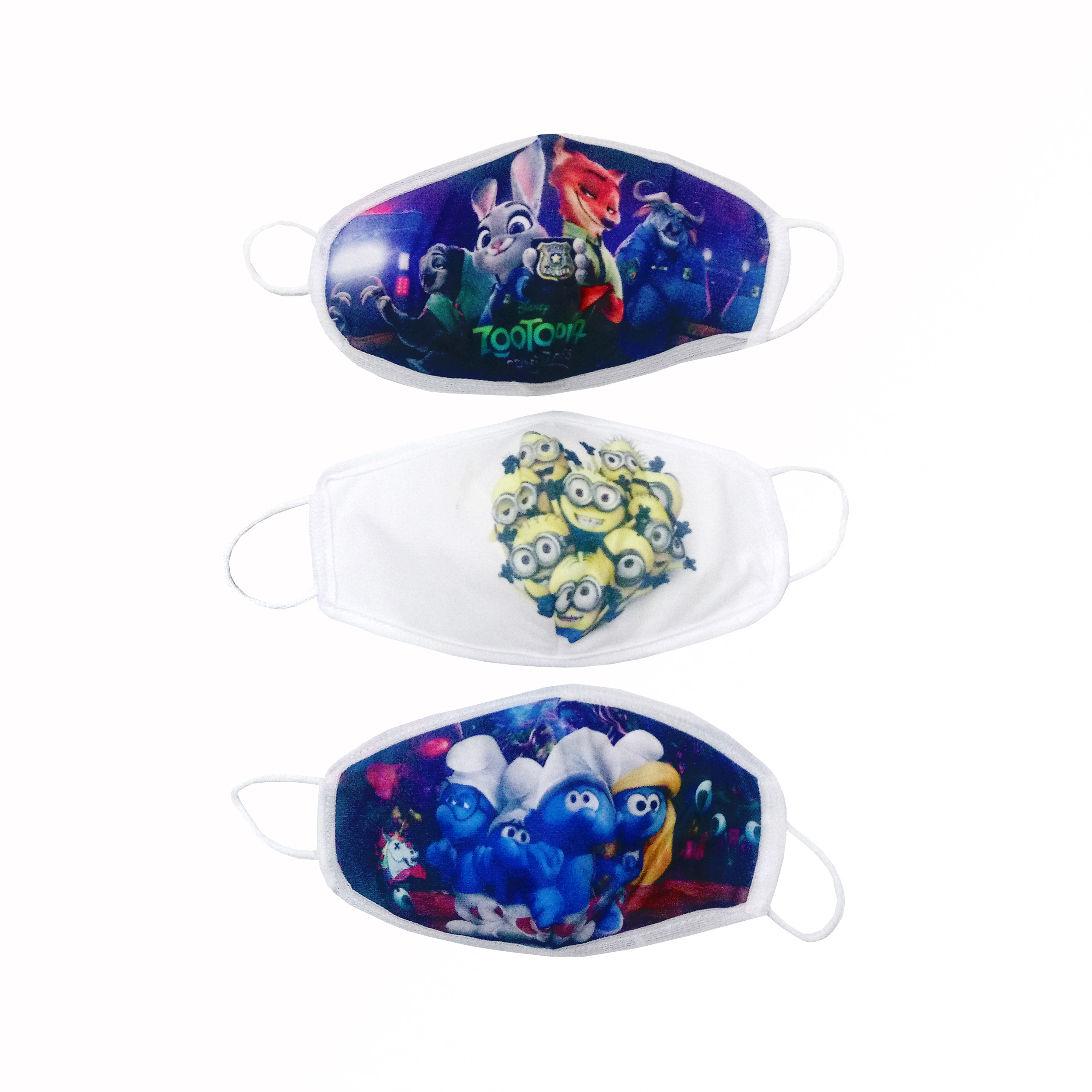 ماسک پارچه ای بچگانه کد 00964 مجموعه 3 عددی