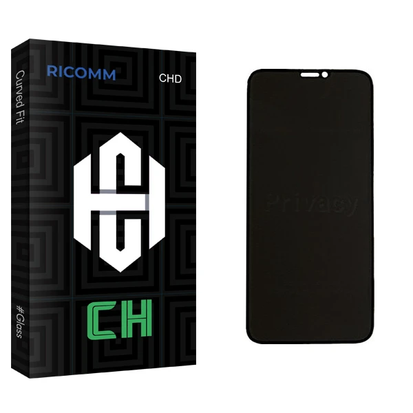 محافظ صفحه نمایش حریم شخصی ریکام مدل CH glass مناسب برای گوشی موبایل اپل iPhone 11 Pro