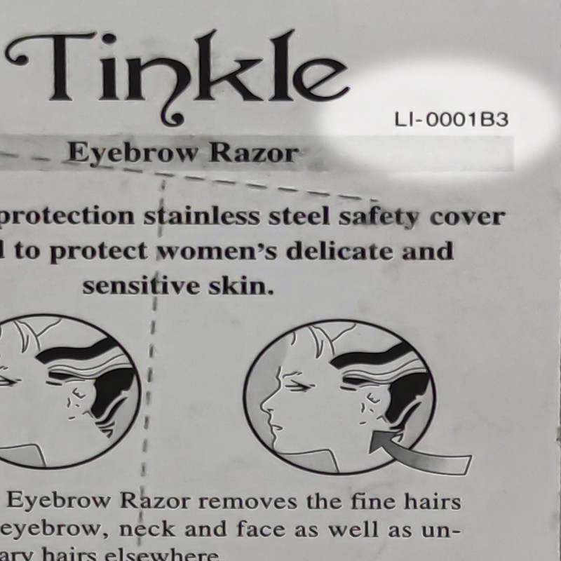 تیغ ابرو تینکل مدل LI-01B3 مجموعه 4 عددی