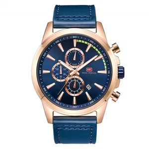 ساعت مچی عقربه‌ای مردانه مینی فوکوس مدل 0129BLU