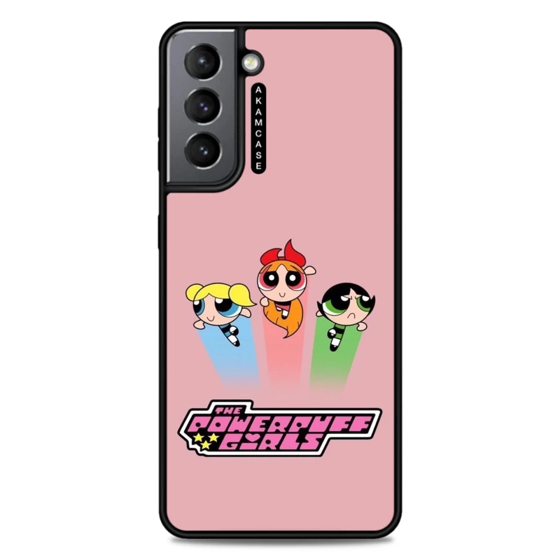 کاور آکام مدل AMCWSGS21-POWERPUFF GIRLS-5 مناسب برای گوشی موبایل سامسونگ Galaxy S21
