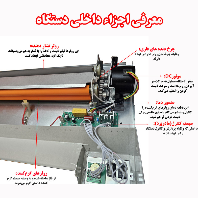 پرس کارت و لمینت آپ‌رایت مدل 8306