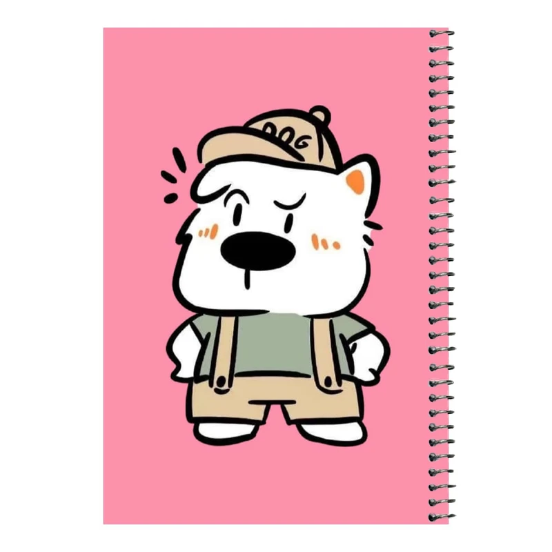 دفتر مشق 80 برگ اس جی مدل خرس بامزه    