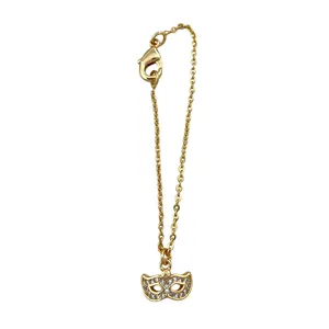 آویز ساعت زنانه وای اس ایکس مدل نقاب کد WA4009