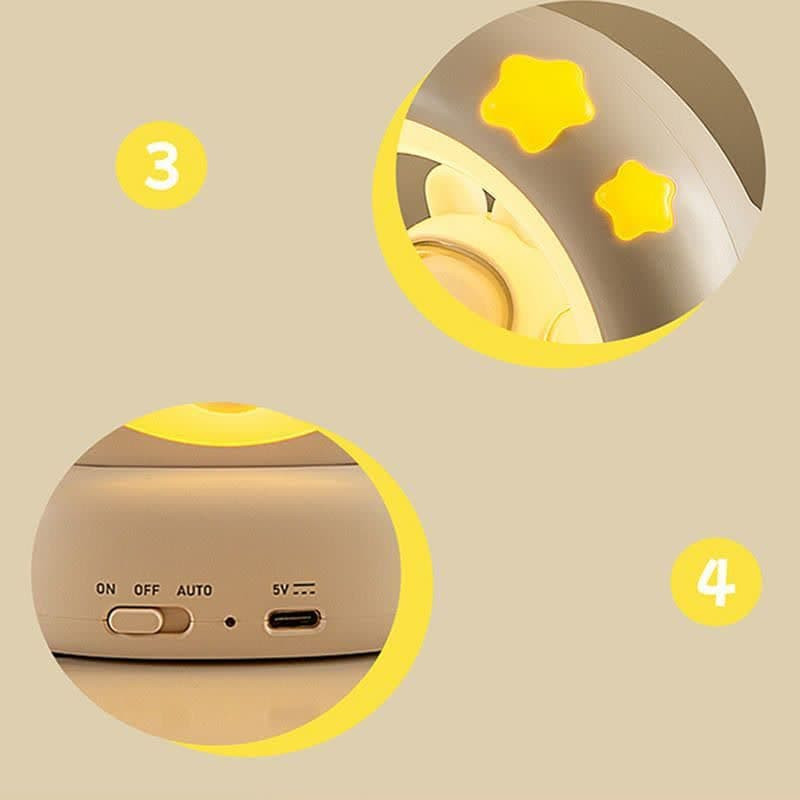 چراغ خواب اتاق کودک طرح خرگوش مدل لمسی