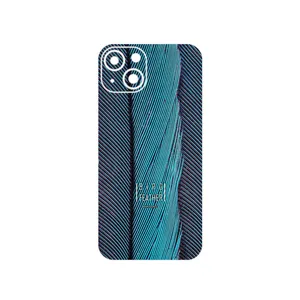 MAHOOT Turquoise feathers Cover Sticker for Apple iPhone 13